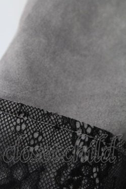 画像8: axes femme / レーススエードコーデイガン  チャコール T-25-12-11-040-AX-TO-SA-ZT