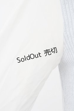 画像5: axes femme / お花ｘリボンモチーフリブプルオーバー M ブルー T-25-12-11-004-AX-TO-SA-ZT