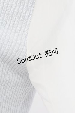 画像6: axes femme / お花ｘリボンモチーフリブプルオーバー M ブルー T-25-12-11-004-AX-TO-SA-ZT