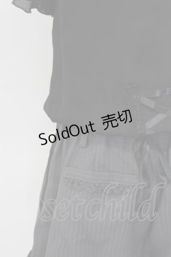 画像3: axes femme / ストライプ切替オールインワン M ブラック T-25-12-11-044-AX-OP-SA-ZI