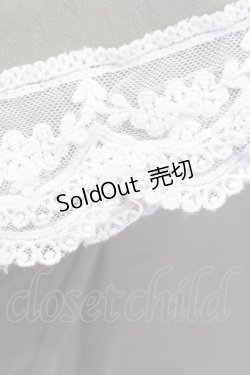 画像4: axes femme / 裾レースストレッチパンツ M グリーン T-25-12-11-045-AX-PA-SA-ZT