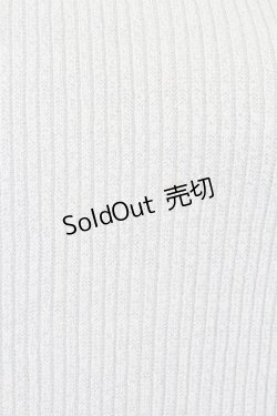 画像8: axes femme / お花ｘリボンモチーフリブプルオーバー M ブルー T-25-12-11-004-AX-TO-SA-ZT