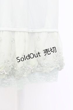 画像3: axes femme / お花付きペチスカート M グリーン T-25-12-11-049-AX-SK-SA-ZI