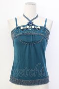 axes femme / ガーデンホルターキャミソール M グリーン T-25-12-11-005-AX-TO-SA-ZT