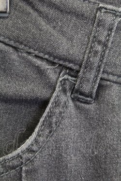 画像5: axes femme / 刺繍スリットフィットデニム L グレー T-25-12-11-052-AX-PA-SA-ZT