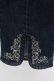 画像4: axes femme / 刺繍スリットフィットデニム L インディゴ T-25-12-11-053-AX-PA-SA-ZT (4)