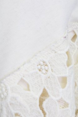 画像5: axes femme / 裾花レースデザインタンクトップ M キナリ T-25-12-11-008-AX-TO-SA-ZT