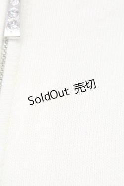 画像4: LODISPOTTO / ストーンZIPニットフードカーディガン  アイボリー T-25-12-11-009-LO-TO-SA-ZI