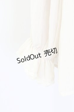 画像4: axes femme / ハイネックプリーツブラウス M キナリ T-25-12-11-010-AX-BL-SA-ZI