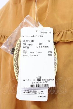 画像5: axes femme / フェミニンボータイブラウス/美女と野獣 M キャメル T-25-12-11-015-AX-BL-SA-ZT