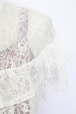 画像4: axes femme POETIQUE / レースケープ付キャミワンピース  ピンクＸ白 T-25-12-14-016-AX-OP-SA-ZT