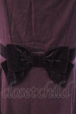 画像3: Jane Marple / 別珍リボンジャンパースカート  ボルドー T-25-12-14-017-JM-OP-SA-ZT140 (3)