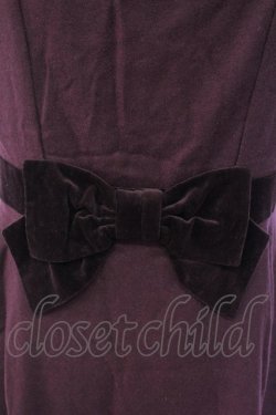 画像3: Jane Marple / 別珍リボンジャンパースカート  ボルドー T-25-12-14-017-JM-OP-SA-ZT