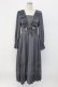 画像1: melume / makiコラボ/プリーツ襟ワンピース L グレー T-25-12-14-020-0-OP-SA-ZT (1)