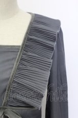 画像3: melume / makiコラボ/プリーツ襟ワンピース L グレー T-25-12-14-020-0-OP-SA-ZT155 (3)