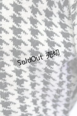 画像7: pium / 千鳥カーデ&ビジュー付きニットキャミワンピSET  黒 T-25-12-14-021-0-OP-SA-ZT