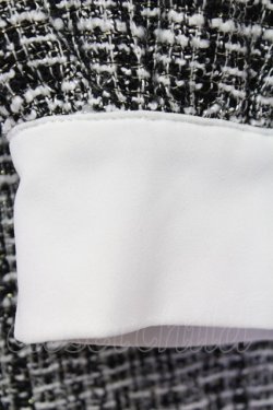 画像8: evelyn / ビジューボタンツイードワンピース  グレー T-25-12-14-023-LO-OP-SA-ZT