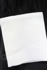 画像5: Jamie エーエヌケー / サイド編み下げケープワンピース  黒Ｘ白 T-25-12-14-024-LO-OP-SA-ZT020 (5)