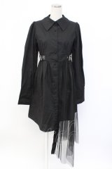 Jamie エーエヌケー / チュールスカート付きワンピース  ブラック T-25-12-14-026-LO-OP-SA-ZT