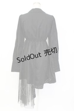 画像2: Jamie エーエヌケー / チュールスカート付きワンピース  ブラック T-25-12-14-026-LO-OP-SA-ZT020