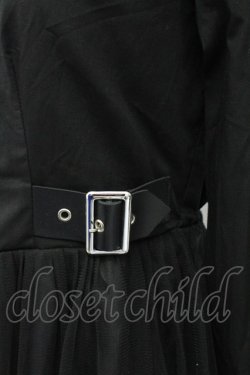 画像7: Jamie エーエヌケー / チュールスカート付きワンピース  ブラック T-25-12-14-026-LO-OP-SA-ZT