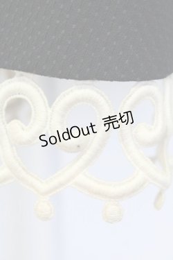 画像5: Emily Temple cute / 裾ハートレースジャンパースカート  黒Ｘ白 T-25-12-14-027-ET-OP-SA-ZT153