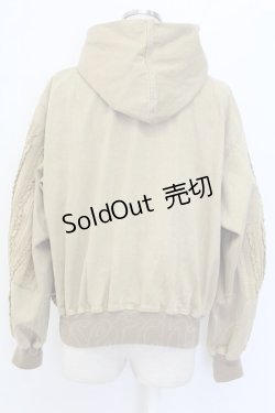 画像2: KANEKO ISAO / 縦フリル&ピンタックブルゾン  ベージュ T-25-12-14-028-EL-JA-SA-ZT