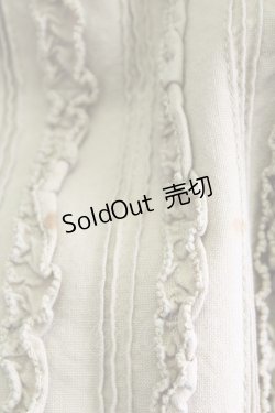 画像10: KANEKO ISAO / 縦フリル&ピンタックブルゾン  ベージュ T-25-12-14-028-EL-JA-SA-ZT