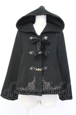 画像1: Amavel / 古の魔術書フードポンチョコート  黒 T-25-12-14-029-CA-CO-SA-ZT