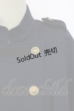 画像3: axes femme / ナポレオンマント風コート  ネイビー T-25-12-14-030-AX-CO-SA-ZT