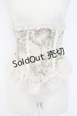 PrivateSquare. / 小花ブーケ柄ゴブランコルセット Ｍ ベージュ T-25-12-14-031-LO-TO-SA-ZT