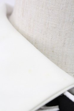 画像4: evelyn / Uフリルバイカラーリボンブラウス  ホワイト T-25-12-14-001-LO-BL-SA-ZT