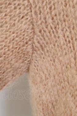 画像6: PINK HOUSE / カゴ入り編みぐるみクマ付きモヘアカーディガン  ピンク T-25-12-14-006-LO-TO-SA-ZT