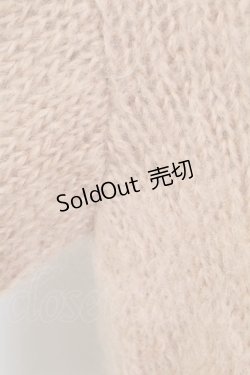 画像6: PINK HOUSE / カゴ入り編みぐるみクマ付きモヘアカーディガン  ピンク T-25-12-14-006-LO-TO-SA-ZT147