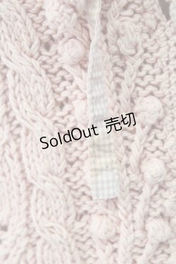 画像4: PINK HOUSE / ニットキャミソールトップス  ピンク T-25-12-14-007-LO-TO-SA-ZT