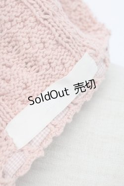 画像7: PINK HOUSE / ニットキャミソールトップス  ピンク T-25-12-14-007-LO-TO-SA-ZT