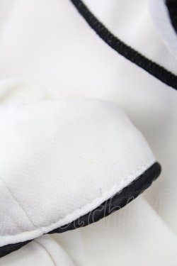 画像6: evelyn / Uフリルバイカラーリボンブラウス  ホワイト T-25-12-14-001-LO-BL-SA-ZT