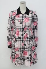 MILK / ラヴィアンローズワンピース  ベビーピンクベース T-25-12-14-012-ML-OP-SA-ZT