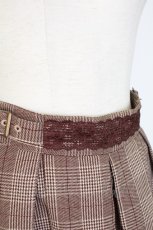 画像4: axes femme / サイドベルトタックキュロット  ブラウン T-25-12-17-033-AX-PA-SA-ZT527 (4)