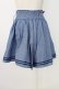 画像2: axes femme / サイド編み上げショートパンツ  サックス T-25-12-17-034-AX-PA-SA-ZT (2)