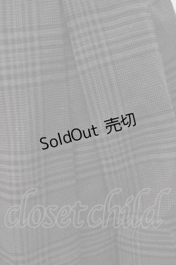 画像3: axes femme / チェックショートパンツ  グレーＸ黒チェック T-25-12-17-036-AX-PA-SA-ZT