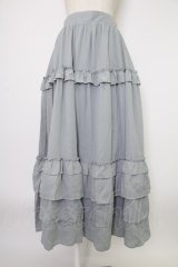 axes femme kawaii / ロマンティックフリルスカート  グリーン T-25-12-17-038-AX-SK-SA-ZT