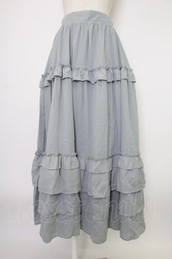 画像1: axes femme kawaii / ロマンティックフリルスカート  グリーン T-25-12-17-038-AX-SK-SA-ZT