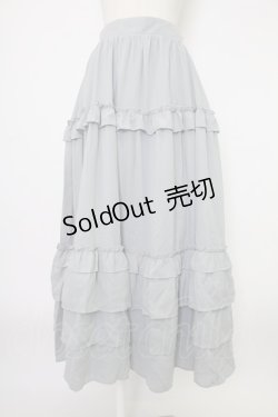 画像1: axes femme Kawaii / ロマンティックフリルスカート  グリーン T-25-12-17-038-AX-SK-SA-ZT527