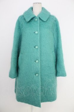画像1: PINK HOUSE / モヘアコート  グリーン T-25-12-17-044-LO-CO-SA-ZT