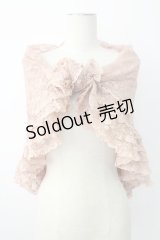 PINK HOUSE / 総レース大判スカーフ  ピンク T-25-12-17-050-LO-ZA-SA-ZT