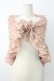 画像1: PINK HOUSE / 総レース大判スカーフ  ピンク T-25-12-17-050-LO-ZA-SA-ZT (1)