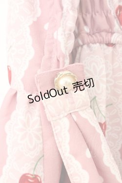 画像5: axes femme Kawaii / クマパフェ総柄ジャンスカ  ピンク T-25-12-17-021-AX-OP-SA-ZT526