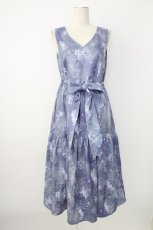 画像1: axes femme POETIQUE / リボン付アイスクリスタルワンピース  ラベンダー T-25-12-17-023-AX-OP-SA-ZH (1)