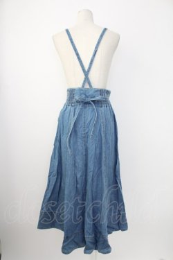 画像2: axes femme / サス付イレヘムデニムスカート L 青デニム T-25-12-17-024-AX-SK-SA-ZT